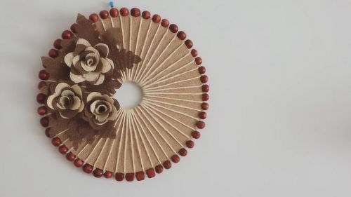 舊物改造的技巧,麻布裝飾壁掛的制作方法